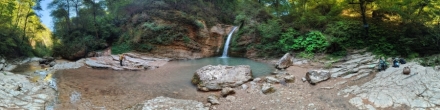 Водопад Девичья Коса. Руфабго. Фотография.