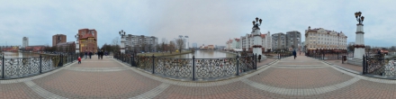 Рыбная деревня, мост. Калининград. Фотография.