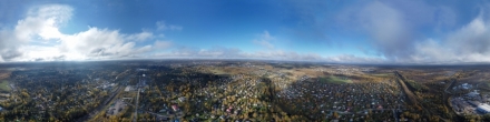 Над улицей Евграфова (242 метра). Всеволожск. Фотография.