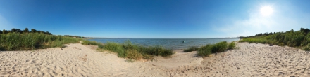 Песочный пляж. Таганрог. Фотография.