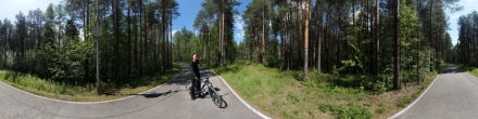 Лыжная трасса. Нягань. Фотография.