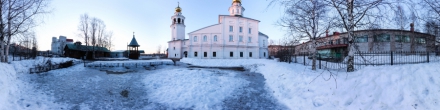 *** 2015-03-09 Церковь Троицы Живоначальной, вид с Юга . Троицкая церковь, Набережная Северной Двины, Архангельск. Архангельск. Фотография.