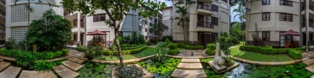 Среди корпусов отеля NOVOTEL NUSA DUA. Букит. Фотография.