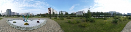 Сквер карандашей. Нягань. Фотография.