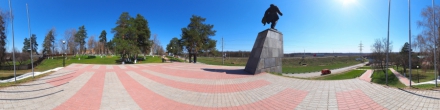 Памятник В.В.Талалихину. Фотография.
