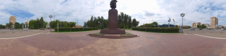 Памятник В. И. Ленину. Фотография.