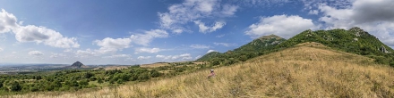 Бештау, вид с западного склона (370). Бештаугорский лесопарк. Фотография.