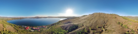 Панорамный вид на озеро &#039;&#039;Яктыкуль&#039;&#039;. Якты-Куль. Фотография.