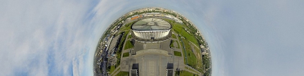 Петербургский спортивно-концертный комплекс. Фотография.