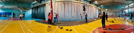 Первый в Нижнем Новгороде Фестиваль воздушной гимнастики «Аурель». Фотография.