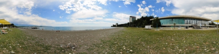 Пицунда, Абхазия, пляж, ОПК,. Пицунда. Фотография.