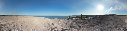 Вид на Анреевскую бухту. Таганрог. Фотография.