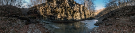 Сары-Жарласу (зима) (438). Чегемское ущелье. Фотография.