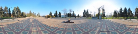Вечный огонь в Александровском парке. Шахты. Фотография.