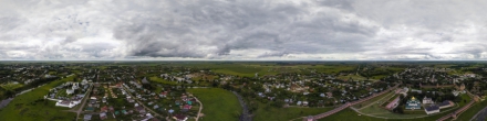 Спасо-Евфимиев монастырь с высоты. Суздаль. Фотография.