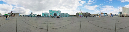 Вокзал Новосибирска. Новосибирск. Фотография.