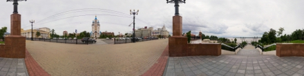 Соборная площадь. Хабаровск. Фотография.