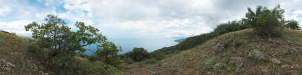 Вид на Черное море. Канака. Фотография.