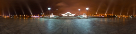 Площадь государственного флага Республики Беларусь. Минск. Фотография.