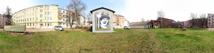 Граффити «Царь ненастоящий». Витебск. Фотография.
