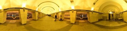 станция метро Проспект Просвещения. Фотография.