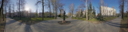 Сквер Льва Толстого. Фотография.
