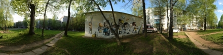 Граффити «Звёздами не рождаются». Витебск. Фотография.